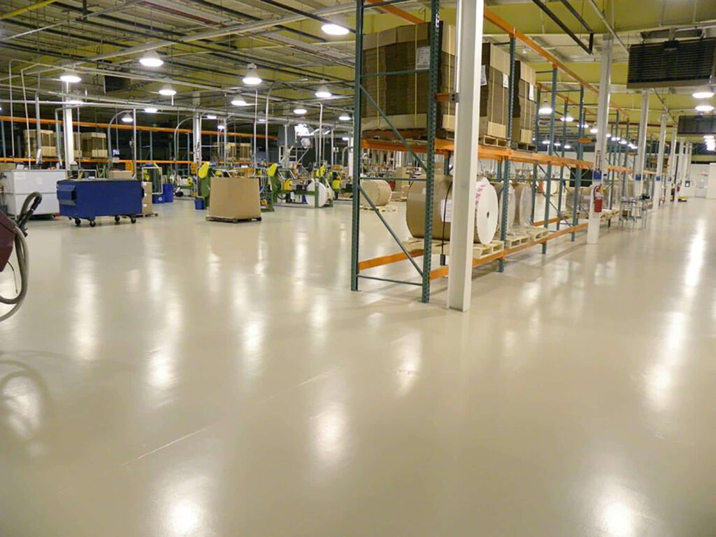 warehouse epoxy flooring